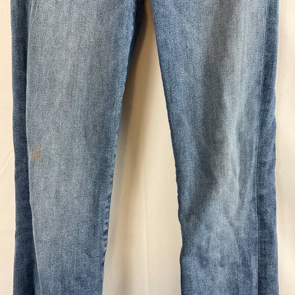 Mother The Hustler Ankle Fray Jeans 24 Blue - Picture 4 of 14